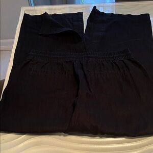 Athleta Black Wide Leg Pants